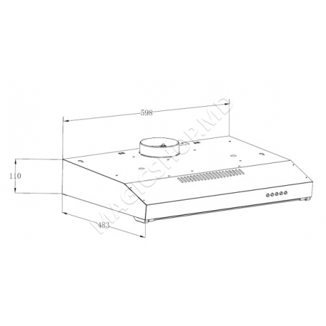 Hota Tornado Backer LUNA 60 1M BL 
